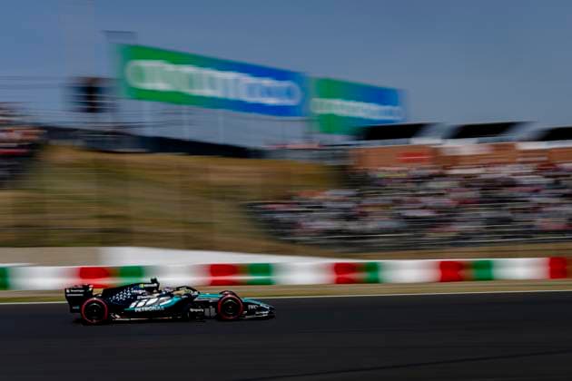 SUZUKA - Formula 1 driver George Russell of Mercedes AMG-Petronas Formula One Team during the Formula 1 Japan Suzuka free practice at the Suzuka Formula 1 circuit on March 28, 2025 in Suzuka, Japan. (Photo by DeFodi Images) -