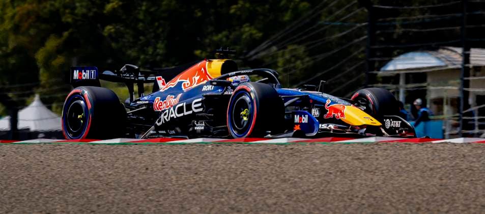 SUZUKA - Formula 1 driver Max Verstappen of Oracle Red Bull Racing during the Formula 1 Japan Suzuka free practice at the Suzuka Formula 1 circuit on March 28, 2025 in Suzuka, Japan. (Photo by DeFodi Images) -