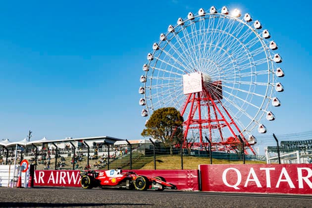 Sport Bilder des Tages 28th March 2026; Suzuka Circuit, Suzuka, Japan; 2026 FIA Formula 1 Japanese Grand Prix; Free Practice Three; Charles Leclerc (16) of Scuderia Ferrari HP and Monaco during practice 3 StephenxBlackberry