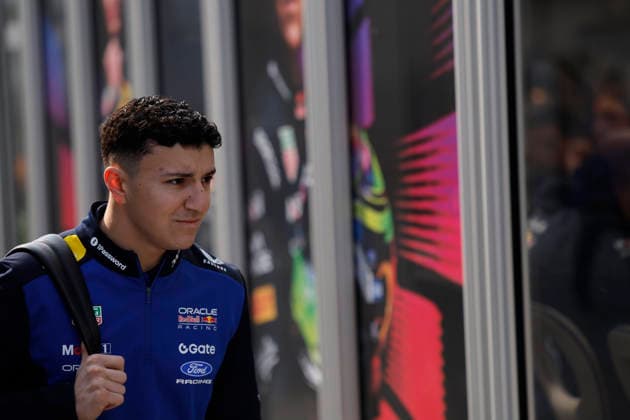 28th March 2026; Suzuka Circuit, Suzuka, Japan; 2026 FIA Formula 1 Japanese Grand Prix; Free Practice Three; Isack Hadjar (6) of Oracle Red Bull Racing and France arriving to the paddock StephenxBlackberry