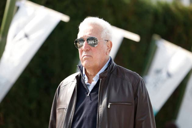 28th March 2026; Suzuka Circuit, Suzuka, Japan; 2026 FIA Formula 1 Japanese Grand Prix; Free Practice Three; Aston Martin Aramco Formula One Team owner Lawrence Stroll arriving to the paddock StephenxBlackberry