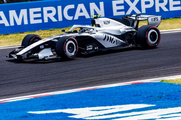 28th March 2026; Suzuka Circuit, Suzuka, Japan; 2026 FIA Formula 1 Japanese Grand Prix; Free Practice Three; Valtteri Bottas (77) of Cadillac Formula 1 Team and Finland during practice 3 StephenxBlackberry