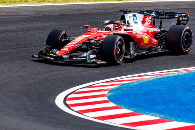 28th March 2026; Suzuka Circuit, Suzuka, Japan; 2026 FIA Formula 1 Japanese Grand Prix; Free Practice Three; Charles Leclerc (16) of Scuderia Ferrari HP and Monaco during practice 3 StephenxBlackberry