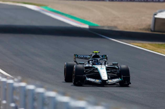 28th March 2026; Suzuka Circuit, Suzuka, Japan; 2026 FIA Formula 1 Japanese Grand Prix; Free Practice Three; Kimi Antonelli (12) of Mercedes-AMG PETRONAS Formula One Team and Italy during practice 3 StephenxBlackberry