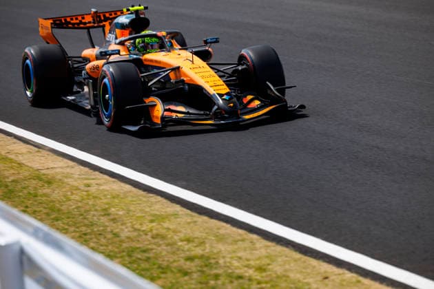 28th March 2026; Suzuka Circuit, Suzuka, Japan; 2026 FIA Formula 1 Japanese Grand Prix; Free Practice Three; Lando Norris (1) of McLaren Mastercard F1 Team and Great Britain during practice 3 StephenxBlackberry