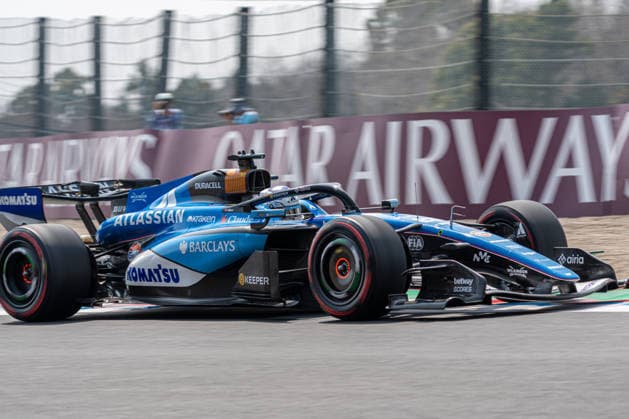 28th March 2026; Suzuka Circuit, Suzuka, Japan; 2026 FIA Formula 1 Japanese Grand Prix; Free Practice Three; Alexander Albon (23) of Thailand and Atlassian Williams F1 Team during the Third Practice Session KeiichixMiyashita