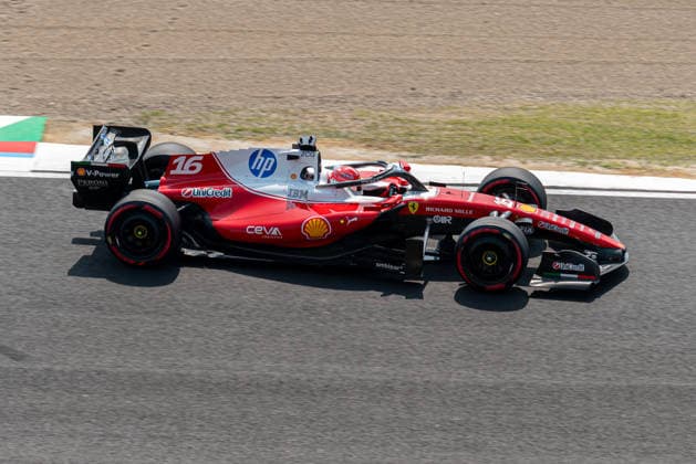 28th March 2026; Suzuka Circuit, Suzuka, Japan; 2026 FIA Formula 1 Japanese Grand Prix; Free Practice Three; Charles Leclerc (16) of Monaco and Scuderia Ferrari HP during the Third Practice Session KeiichixMiyashita