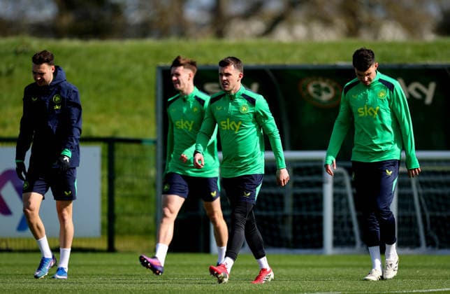Republic of Ireland Squad Training, FAI National Training Centre, Abbotstown 28 3 2026 Jason Knight Jason Knight 28 3 2026  Copyright: x INPHO RyanxByrnex RB2_1842
