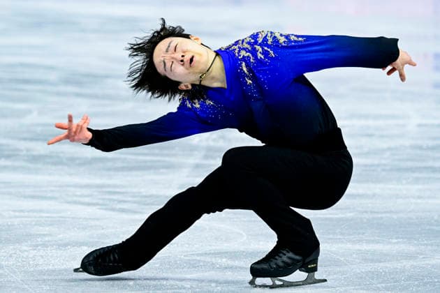 World Figure skating, Eiskunstlauf Championships, Men - Free Skating, in Prague, Czech Republic, on March 28, 2026. Yuma Kagiyama from Japan. (CTKxPhoto VitxSimanek) CTKPhotoP2026032805494  CTKPhotoP2026032805494