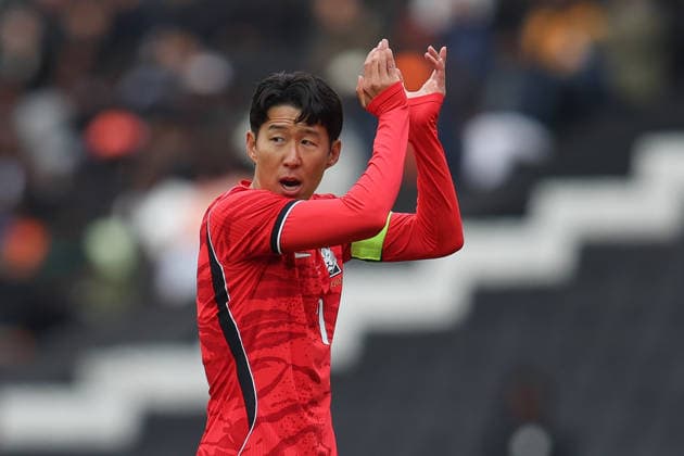 MILTON KEYNES, ENGLAND, MARCH 28: Son Heung Min during the International Friendly, Länderspiel, Nationalmannschaft match between South Korea and Ivory Coast at Stadium MK on March 28th, 2026 in Milton Keynes, England (Photo by Alexander Canillas Sports Press Photo)  Copyright: xAlexanderxCanillas SPPx Sportspressphoto_SPR120035