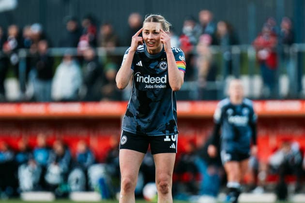 Google Pixel Frauen-Bundesliga: 1.FC Köln- Eintracht Frankfurt; 28.03.2026 Laura Freigang (Eintracht Frankfurt, 10) Google Pixel Frauen-Bundesliga: 1.FC Köln- Eintracht Frankfurt: Köln, Franz-Kremer-Stadion ;28.03.2025 DFB REGULATIONS PROHIBIT ANY USE OF PHOTOGRAPHS AS IMAGE SEQUENCES AND OR QUASI-VIDEO. Copyright: xBEAUTIFULxSPORTS Freisenx
