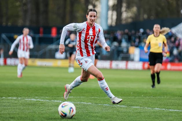 Google Pixel Frauen-Bundesliga: 1.FC Köln- Eintracht Frankfurt; 28.03.2026 Sara AgreÅ¾ (1. FC Köln, 4) Google Pixel Frauen-Bundesliga: 1.FC Köln- Eintracht Frankfurt: Köln, Franz-Kremer-Stadion ;28.03.2025 DFB REGULATIONS PROHIBIT ANY USE OF PHOTOGRAPHS AS IMAGE SEQUENCES AND OR QUASI-VIDEO. Copyright: xBEAUTIFULxSPORTS Freisenx