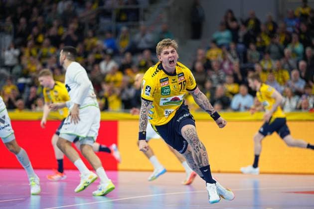 Szene mit Edwin Aspenbäck (78; Rhein Neckar Löwen) Handball DAIKIN HBL Rhein-Neckar-Löwen vs HSG Wetzlar