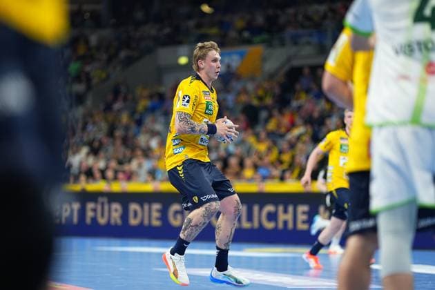 Szene mit Edwin Aspenbäck (78; Rhein Neckar Löwen) Handball DAIKIN HBL Rhein-Neckar-Löwen vs HSG Wetzlar