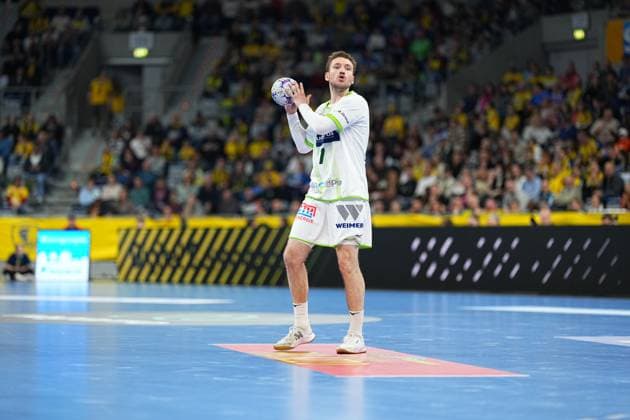Szene mit Dominik Mappes (7; HSG Wetzlar) Handball DAIKIN HBL Rhein-Neckar-Löwen vs HSG Wetzlar
