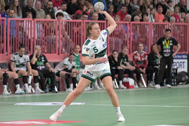 Ann Kynast (FrischAuf Goeppingen, 05) TusSies Metzingen vs. FrischAuf Goeppingen , Handball, Alsco HBF, 21.Ligaspieltag, Saison 2025 2026, 28.03.2026 TusSies Metzingen vs. FrischAuf Goeppingen , Handball, Alsco HBF, 21.Ligaspieltag, Saison 2025 2026, 28.03.2026 Tuebingen Copyright: xEibner-Pressefoto TobiasxBaurx EP_TBR