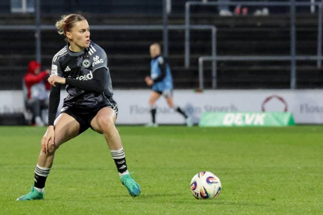 28.03.2026, xgrfx, Fussball Google Pixel Frauen-Bundesliga, 1.FC Köln - Eintracht Frankfurt v.l. Laura Freigang (Eintracht Frankfurt) (DFL DFB REGULATIONS PROHIBIT ANY USE OF PHOTOGRAPHS as IMAGE SEQUENCES and or QUASI-VIDEO) Köln