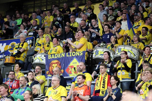 Fans Rhein Neckar Loewen GER, Rhein Neckar Loewen gegen HWG Wetzlar, Handball, 1.Bundesliga, 26.Spieltag Spielzeit 2025 2026, 28.03.2026 GER, Rhein Neckar Loewen vs. HWG Wetzlar, 1.Bundesliga, 26.Spieltag, Spielzeit 2025 2026, 28.03.2026 Mannheim Copyright: xEibner-Pressefoto JoergxHirschx EP_JHH