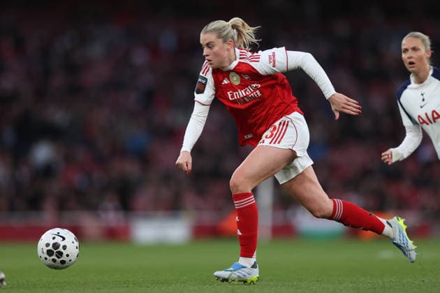 Womens Super League - Arsenal v Tottenham 28 March 2026 London - Women s Super League football - Arsenal v Tottenham Hotspur - Alessia Russo of Arsenal - (Photo by Mark Leech). London UK Copyright: xMarkxLeechxOffside