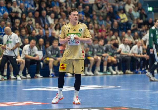 Leif Tissier (TSV Hannover-Burgdorf) VfL Gummersbach - TSV Hannover-Burgdorf, Handball Daikin HBL Handball Bundesliga, 26. Spieltag, 28.03.2026 Copyright: HMBxMedia xMarcoxBader