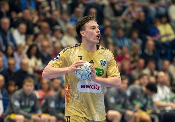 Leif Tissier (TSV Hannover-Burgdorf) VfL Gummersbach - TSV Hannover-Burgdorf, Handball Daikin HBL Handball Bundesliga, 26. Spieltag, 28.03.2026 Copyright: HMBxMedia xMarcoxBader