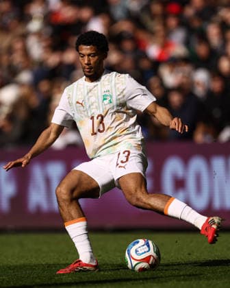 South Korea v Ivory Coast 28 March 2026, Milton Keynes - International Friendly, Länderspiel, Nationalmannschaft - South Korea v Ivory Coast - Clement Akpa of Ivory Coast - Photo: Jacques Feeney Offside. Milton Keynes UK *** Südkorea gegen Elfenbeinküste 28. März 2026, Milton Keynes Internationales Freundschaftsspiel Südkorea gegen Elfenbeinküste Clement Akpa von der Elfenbeinküste Foto Jacques Feeney Abseits Milton Keynes UK  Copyright: xJacquesxFeeneyx xOffsidexOffside