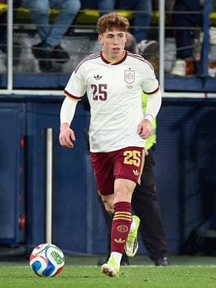 March 27, 2026, Villarreal, Barcelona, Spain: Victor Munoz of Spain in action during the International Friendly, Länderspiel, Nationalmannschaft match between Spain v Serbia at the Estadio de la Ceramica on March 27, 2026 in Villareal Spain Spain V Serbia - Friendly Match  - ZUMAr232 20260327_zsp_r232_337 Copyright: xDavidxRamirezx