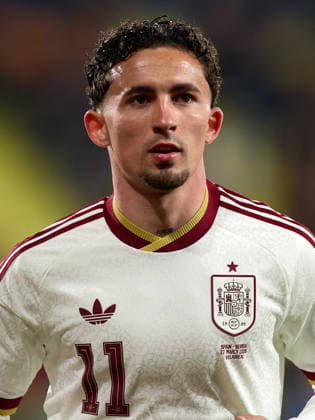 March 27, 2026, Villarreal, Barcelona, Spain: Yeremy Pino of Spain during the International Friendly, Länderspiel, Nationalmannschaft match between Spain v Serbia at the Estadio de la Ceramica on March 27, 2026 in Villareal Spain Villarreal Spain - ZUMAr232 20260327_zsp_r232_359 Copyright: xDavidxRamirezx