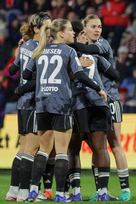 28.03.2026, xgrfx, Fussball Google Pixel Frauen-Bundesliga, 1.FC Köln - Eintracht Frankfurt v.l. Tor, Laura Freigang zum 1:1 (Eintracht Frankfurt) (DFL DFB REGULATIONS PROHIBIT ANY USE OF PHOTOGRAPHS as IMAGE SEQUENCES and or QUASI-VIDEO) Köln
