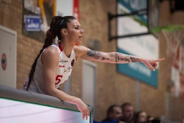 Milica Cuic ( Nr 15 Panthers) - GiroLive Panthers Osnabrück 59:81 TK Hannover Luchse - 1. DBBL 22. Spieltag 28.03.2026 GiroLive Panthers Osnabrück gegen TK Hannover Luchse