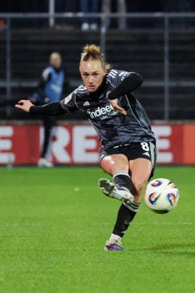 28.03.2026, xgrfx, Fussball Google Pixel Frauen-Bundesliga, 1.FC Köln - Eintracht Frankfurt v.l. Lisanne Gräwe (Eintracht Frankfurt) (DFL DFB REGULATIONS PROHIBIT ANY USE OF PHOTOGRAPHS as IMAGE SEQUENCES and or QUASI-VIDEO) Köln