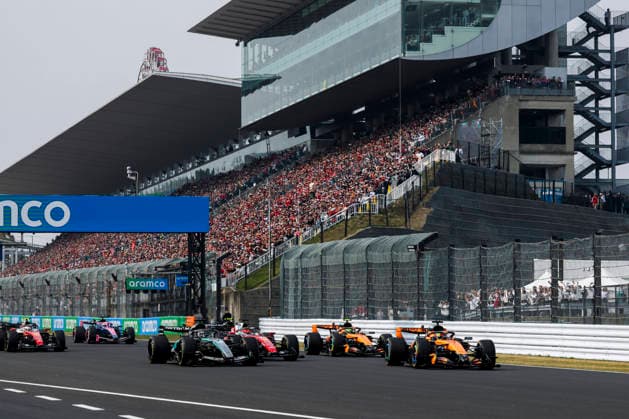 F1 - JAPANESE GRAND PRIX 2026 start of the race, depart, during the Formula 1 Japanese Grand Prix 2026, 3rd round of the 2026 Formula One World Championship, WM, Weltmeisterschaft from March 27 to 29, 2026 on the Suzuka Circuit, in Suzuka, Japan - SuzukaJapan  Copyright: xDPPIx
