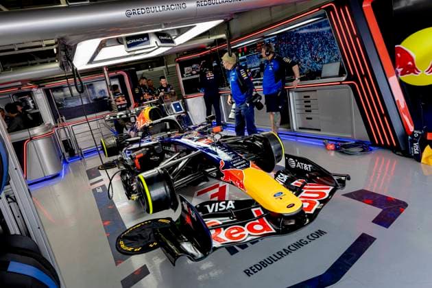 SUZUKA - The car of Formula 1 driver Max Verstappen or Oracle Red Bull Racing during the Formula 1 Japan Suzuka race at the Suzuka Formula 1 circuit on March 29, 2025 in Suzuka, Japan. (Photo by DeFodi Images) -