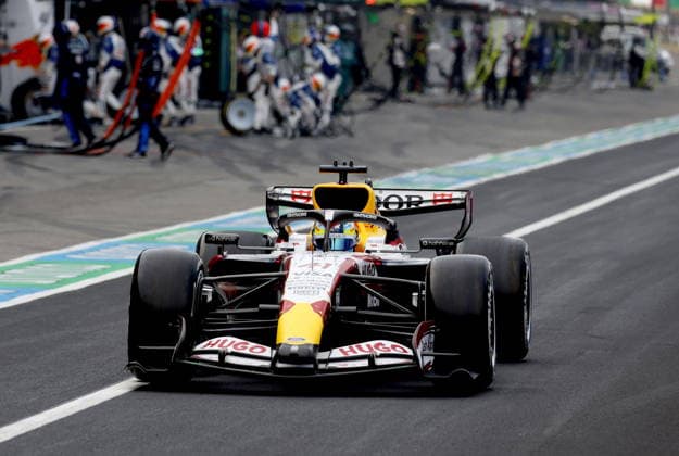 Formula One Japanese Grand Prix - Race RB driver Arvid Lindblad of Britain drives through the pitlane during the Formula 1 Japanese Grand Prix at the Suzuka International Racing Course racetrack in Suzuka, Japan, 29 March 2026. SUZUKA Japan  Copyright: xFRANCKxROBICHONx xPOOLx