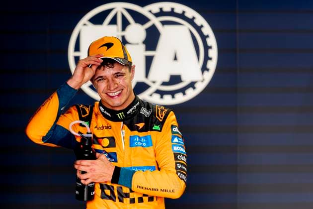 SUZUKA - Formula 1 driver Lando Norris of McLaren Mastercard Formula 1 Team during the Formula 1 Japan Suzuka race at the Suzuka Formula 1 circuit on March 29, 2025 in Suzuka, Japan. (Photo by DeFodi Images) -