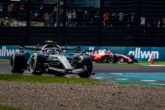 SUZUKA - Formula 1 driver Kimi Antonelli of Mercedes AMG-Petronas Formula One Team during the Formula 1 Japan Suzuka race at the Suzuka Formula 1 circuit on March 29, 2025 in Suzuka, Japan. (Photo by DeFodi Images) -