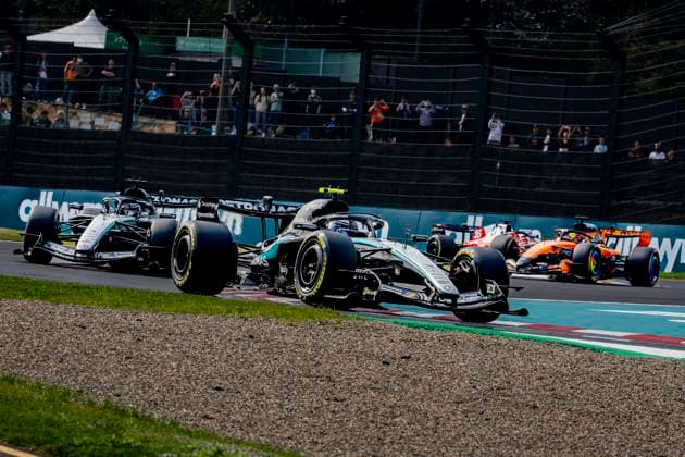SUZUKA - Formula 1 driver Kimi Antonelli of Mercedes AMG-Petronas Formula One Team during the Formula 1 Japan Suzuka race at the Suzuka Formula 1 circuit on March 29, 2025 in Suzuka, Japan. (Photo by DeFodi Images) -