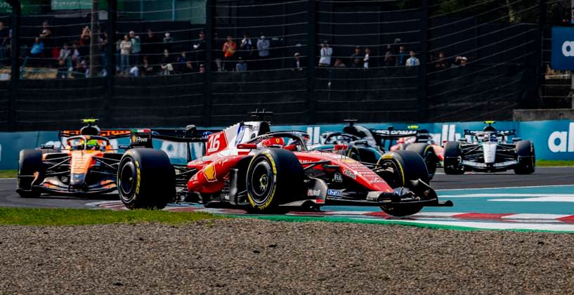 SUZUKA - Formula 1 driver Charles Leclerc of Scuderia Ferrari HP during the Formula 1 Japan Suzuka race at the Suzuka Formula 1 circuit on March 29, 2025 in Suzuka, Japan. (Photo by DeFodi Images) -