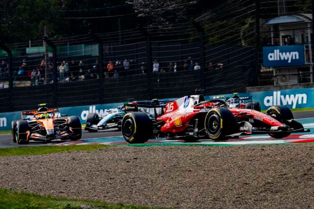 SUZUKA - Formula 1 driver Charles Leclerc of Scuderia Ferrari HP during the Formula 1 Japan Suzuka race at the Suzuka Formula 1 circuit on March 29, 2025 in Suzuka, Japan. (Photo by DeFodi Images) -