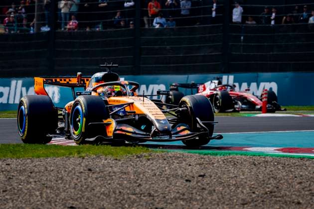 SUZUKA - Formula 1 driver Oscar Piastri of McLaren Mastercard Formula 1 Team during the Formula 1 Japan Suzuka race at the Suzuka Formula 1 circuit on March 29, 2025 in Suzuka, Japan. (Photo by DeFodi Images) -