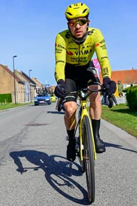In Flanders Fields From Middelkerke to Wevelgem 2026 Cycling Race WEVELGEM, BELGIUM - MARCH 29 : DOULL Owain of Team Visma Lease a Bike in action during the 88th edition of In Flanders Fields From Middelkerke to Wevelgem an UCI World Tour 1.UWT one day cycling road race for Men Elite of 240 km with start in Middelkerke and finish in Wevelgem on March 29, 2026 in Wevelgem, Belgium, 29 03 2026 ( Motordriver Guy De Vuyst - Wevelgem Belgium  Copyright: xJanxDexMeuleneirx