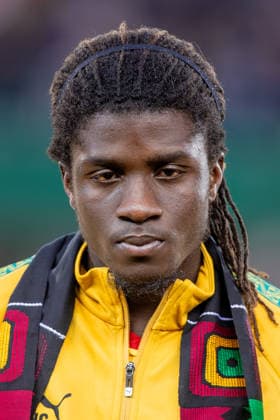 AUSTRIA - GHANA Caleb Yirenkyi of Ghana and FC Nordsjaelland during the friendly football match ahead of FIFA World Cup, WM, Weltmeisterschaft, Fussball 2026 WM, Weltmeisterschaft, Fussball WM, Weltmeisterschaft, Fussball between Austria and Ghana, matchday 11. Ernst Happel Stadium, Stadion, Vienna, Austria, March 27, 2026. Photo by Branislav Racko Copyright: xx 080A4418