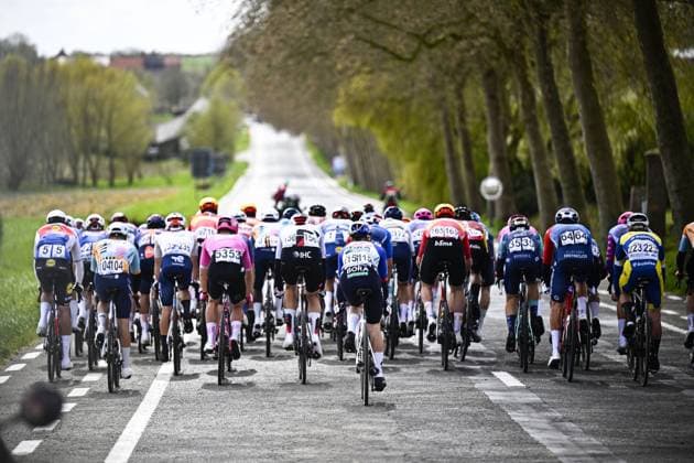 Slovenian Jan Tratnik of Red Bull-BORA-hansgrohe pictured in action during the men elite Middelkerke-Wevelgem - In Flanders Fields one day cycling race, 240.8 km from Middelkerke to Wevelgem, on Sunday 29 March 2026. JASPERxJACOBS  x169247224x