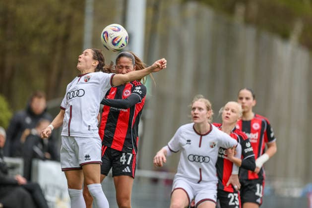 GER, Frankfurt, Eintracht Frankfurt II vs FC Ingolstadt, 2. Frauen Bundesliga, Fussball, DFB, Spielzeit 2025 2026, Stadion am Brentanobad, 21. Spieltag im Bild: Amira Marlene Dahl (Eintracht Frankfurt II 47) DFB DFL REGULATIONS PROHIBIT ANY USE OF PHOTOGRAPHS AS IMAGE SEQUENCES AND OR QUASI-VIDEO, 29.03.2026 Copyright: HMBxMedia HendrikxHamelau