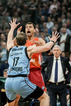 Deutschland: easyCredit BBL, Hauptrunde 2025 26, 22. Spieltag Veolia Towers Hamburg vs FC Bayern München Basketball Barclays Arena (Hamburg): Copyright: xStefanxTrochax