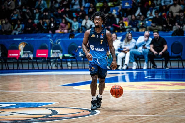 29.03.2026, xhfmx, Basketball easyCredit BBL Bundesliga, Frankfurt Skyliners - Rostock Seawolves Isaiah Swope (Skyliners Frankfurt) (DFL DFB REGULATIONS PROHIBIT ANY USE OF PHOTOGRAPHS as IMAGE SEQUENCES and or QUASI-VIDEO) Frankfurt am Main