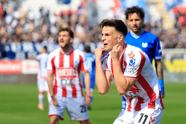 CALCIO - Serie C Italia - Vicenza vs Brescia David Stuckler of L.R. Vicenza shows his disappointment during the match of 6th day of the Serie A Championship between L.R. Vicenza vs Union Brescia at the Romeo Menti Stadium on 29 March 2026 in Vicenza, VI. Vicenza Italy  Copyright: xIPAxSport ABACAx
