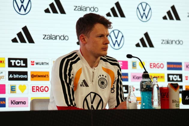 29.03.26 DFB Pressekonferenz Deutschland, Stuttgart, 29.03.2026, Fussball, Nationalmannschaft; 2026, DFB Deutschland, PK Pressekonferenz: Alexander Nübel.