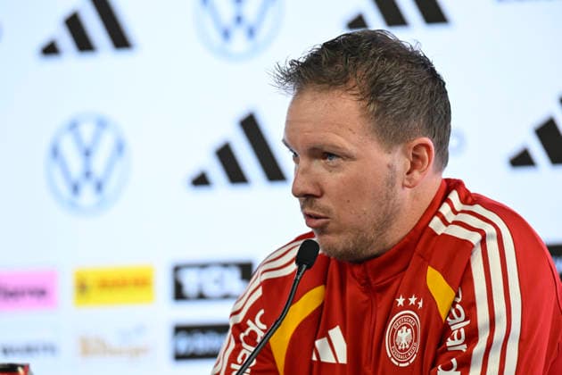 Bundestrainer Trainer Coach Julian Nagelsmann GER Portrait Pressekonferenz iam 29.03.2026 m Vorfeld des DFB Laenderspiel Deutschland GER vs Ghana GHA Freundschatsspiel Testspiel am 30.03.2026 DFL REGULATIONS PROHIBIT ANY USE OF PHOTOGRAPHS AS IMAGE SEQUENCES AND OR QUASI-VIDEO DFB Laenderspiel Deutschland GER vs Ghana GHA