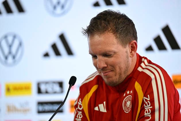 Bundestrainer Trainer Coach Julian Nagelsmann GER Portrait Pressekonferenz iam 29.03.2026 m Vorfeld des DFB Laenderspiel Deutschland GER vs Ghana GHA Freundschatsspiel Testspiel am 30.03.2026 DFL REGULATIONS PROHIBIT ANY USE OF PHOTOGRAPHS AS IMAGE SEQUENCES AND OR QUASI-VIDEO DFB Laenderspiel Deutschland GER vs Ghana GHA